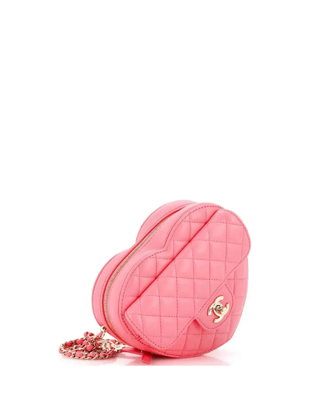 Chanel Cc In Love Heart Bag Quilted #338078C42B